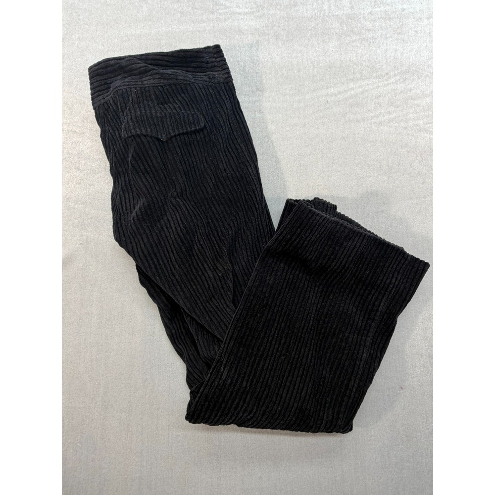 Earl Jean Corduroy Pants Women Black Size 29 100%‎ Cotton